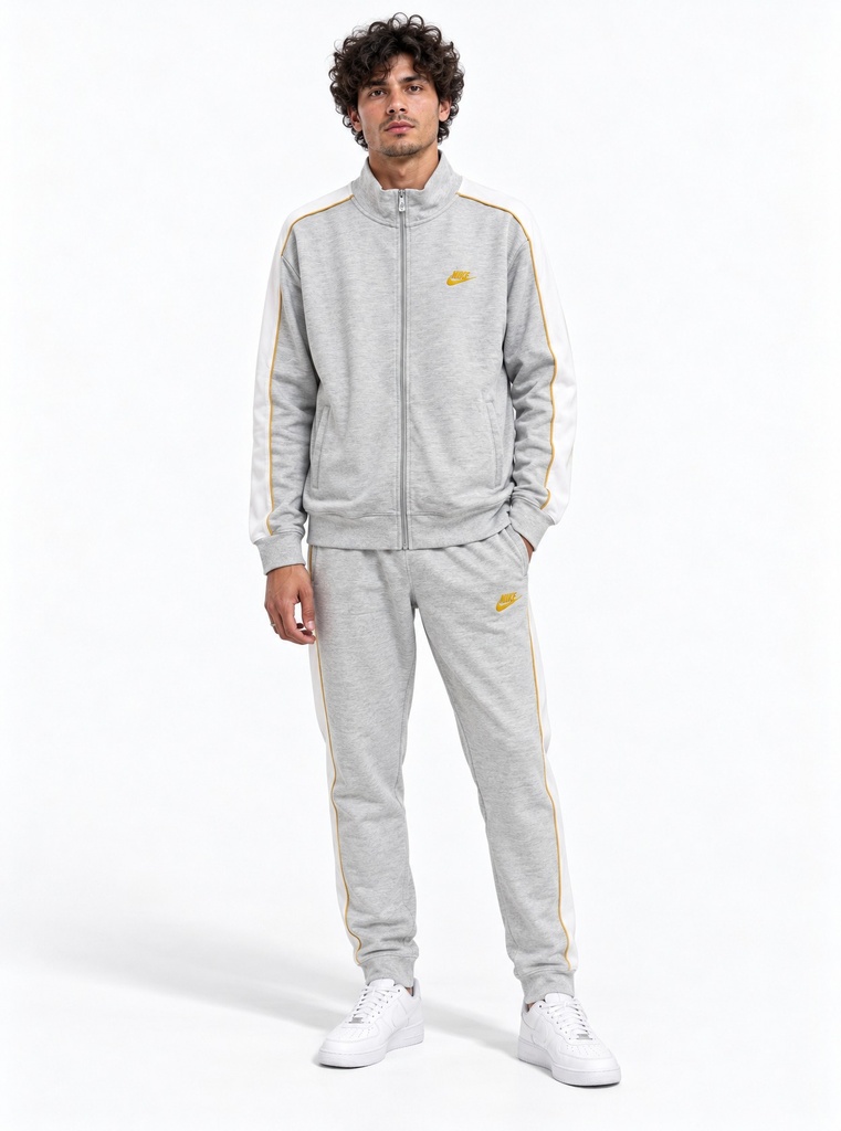 Nike Knit Full-Zip Striped Tracksuit Men