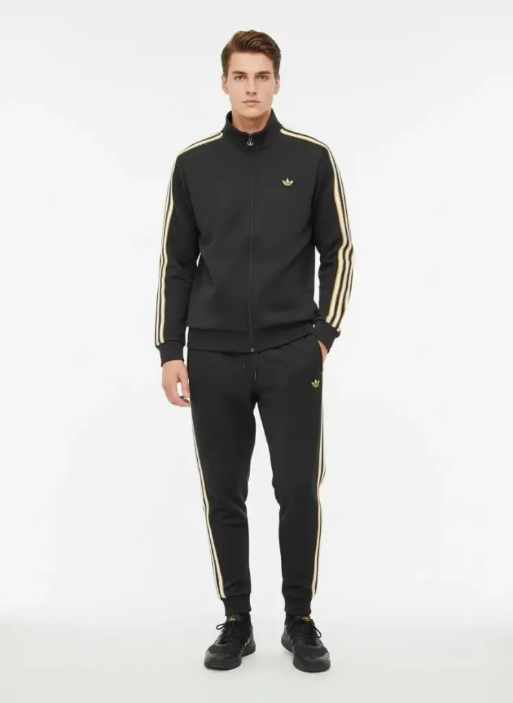 ADIDAS TRACKSUITS EA4100 (S, اسود)