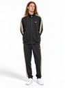 Adidas Piqué Stripe Full-Zip Tracksuit Men