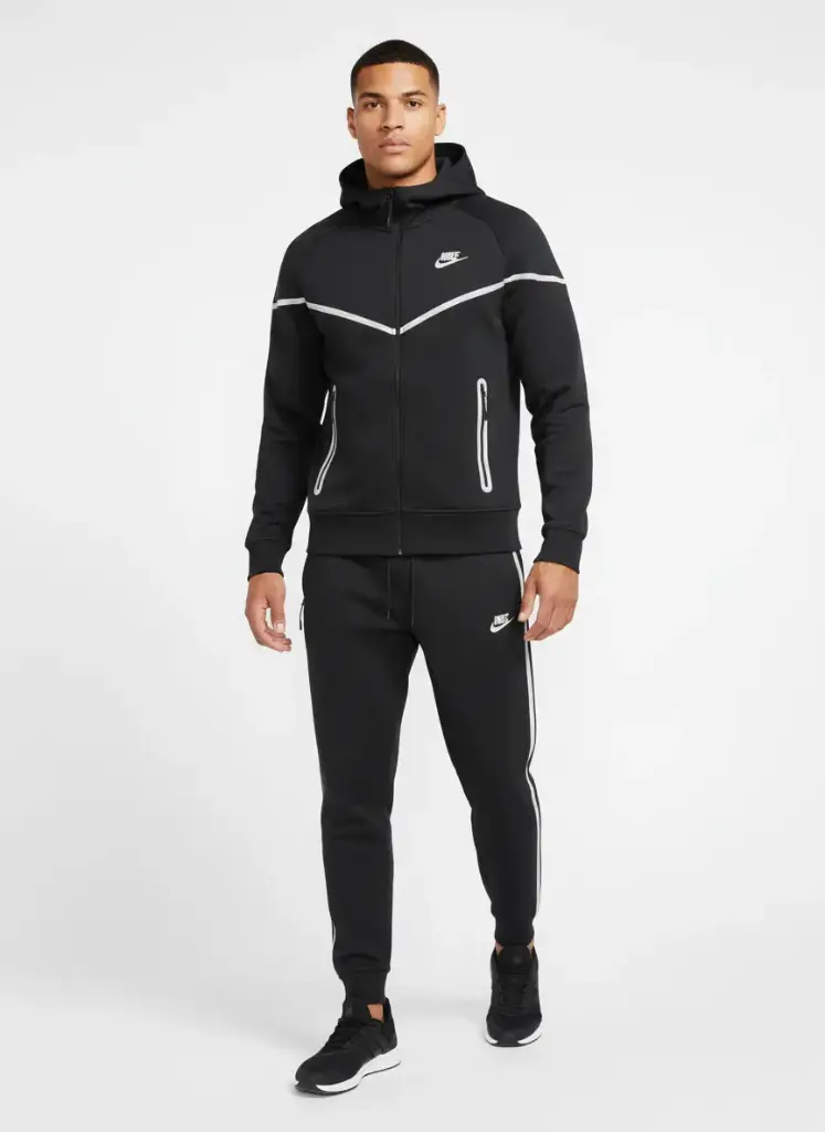 Nike Color-Block Fleece Hooded Tracksuit Men