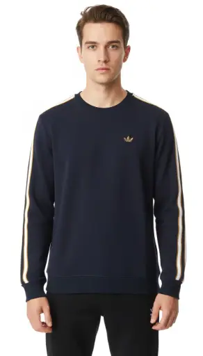 [EC3914] ADIDAS SWEAT SHIRTS EC3914 (S, D-Blue)