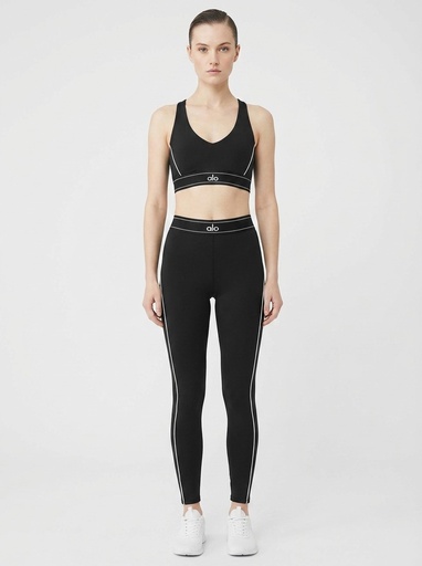 [BB0790] Alo Logo Band Sports Bra Women (S)