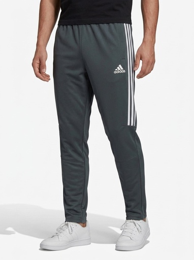 [ED2795] Adidas Striped Tricot Track Pants Men (S, Dark Grey/White)