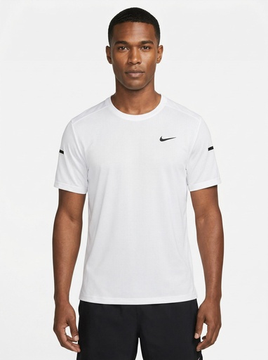 [EF4581] Nike Striped Mesh Running T-Shirt Men (S, White)