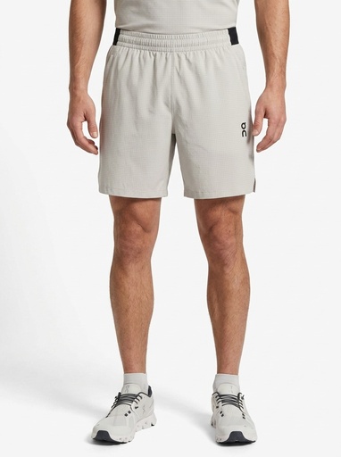 [EE1493] On Woven Grid Shorts Men (S, Stone)