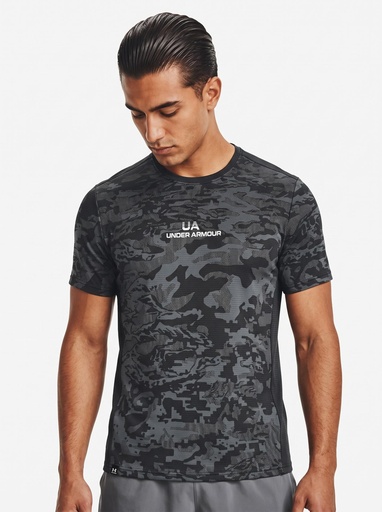 [EF4738] Under Armour Mesh Camo T-Shirt Men (S, Black)