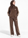 Adidas Ribbed Stripe Full-Zip Tracksuit Women