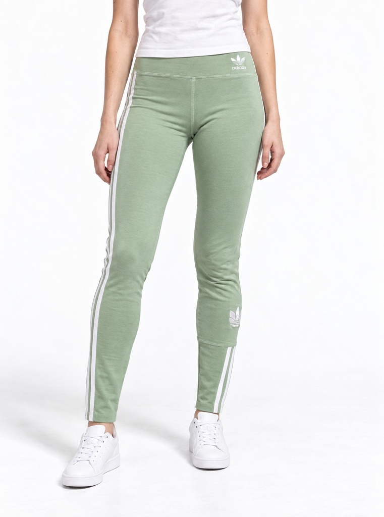 Adidas Jersey Striped Logo Leggings Women