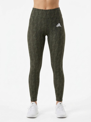 [BT0002] Adidas Geometric Print Training Leggings Women (S, K-Haki)