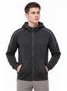 Adidas Fleece Full-Zip Striped Hoodie Men
