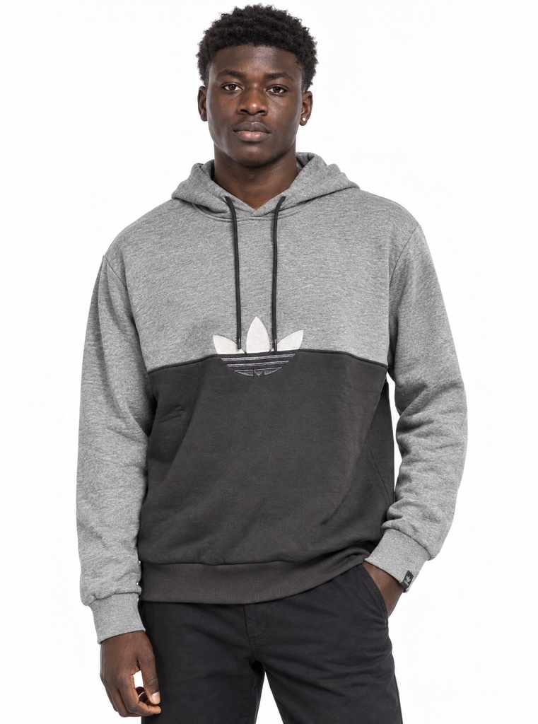 Adidas Color-Block Fleece Hoodie Men