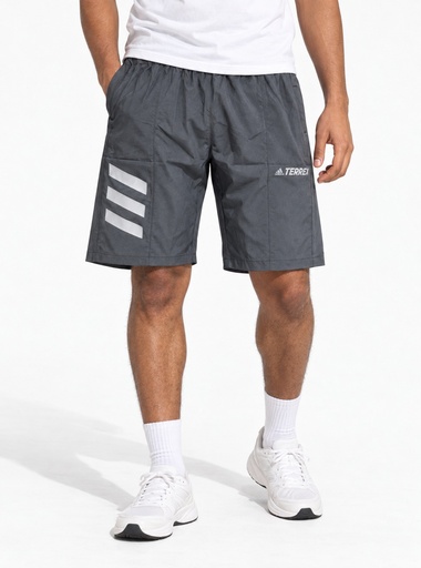 [EE1157] Adidas Terrex Striped Woven Shorts Men (M, D-Blue)