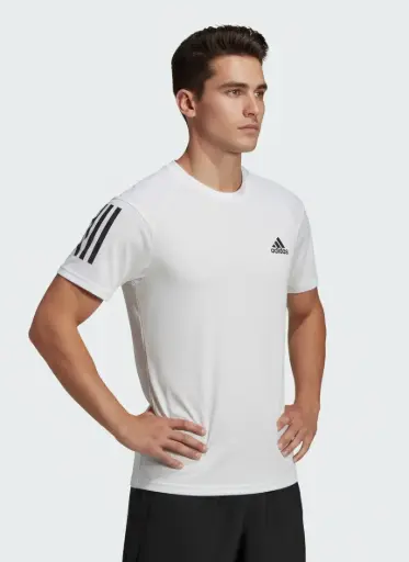 [EF4456] Adidas 3-Stripe Mesh Training T-Shirt (S, White)