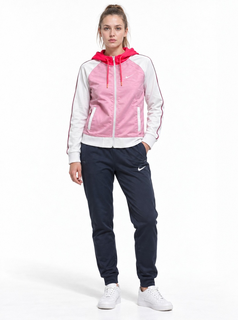 Nike Satin Panel Hooded Tracksuit Women