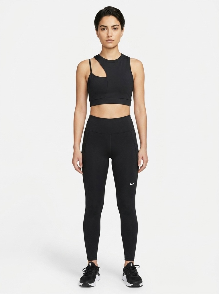 Nike Asymmetrical Cutout Crop Top Women