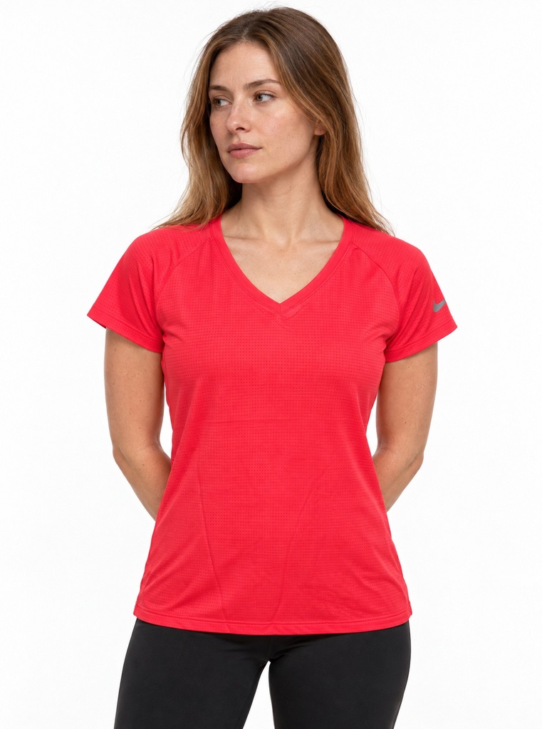 Nike Dri-FIT Mesh V-Neck T-Shirt Women