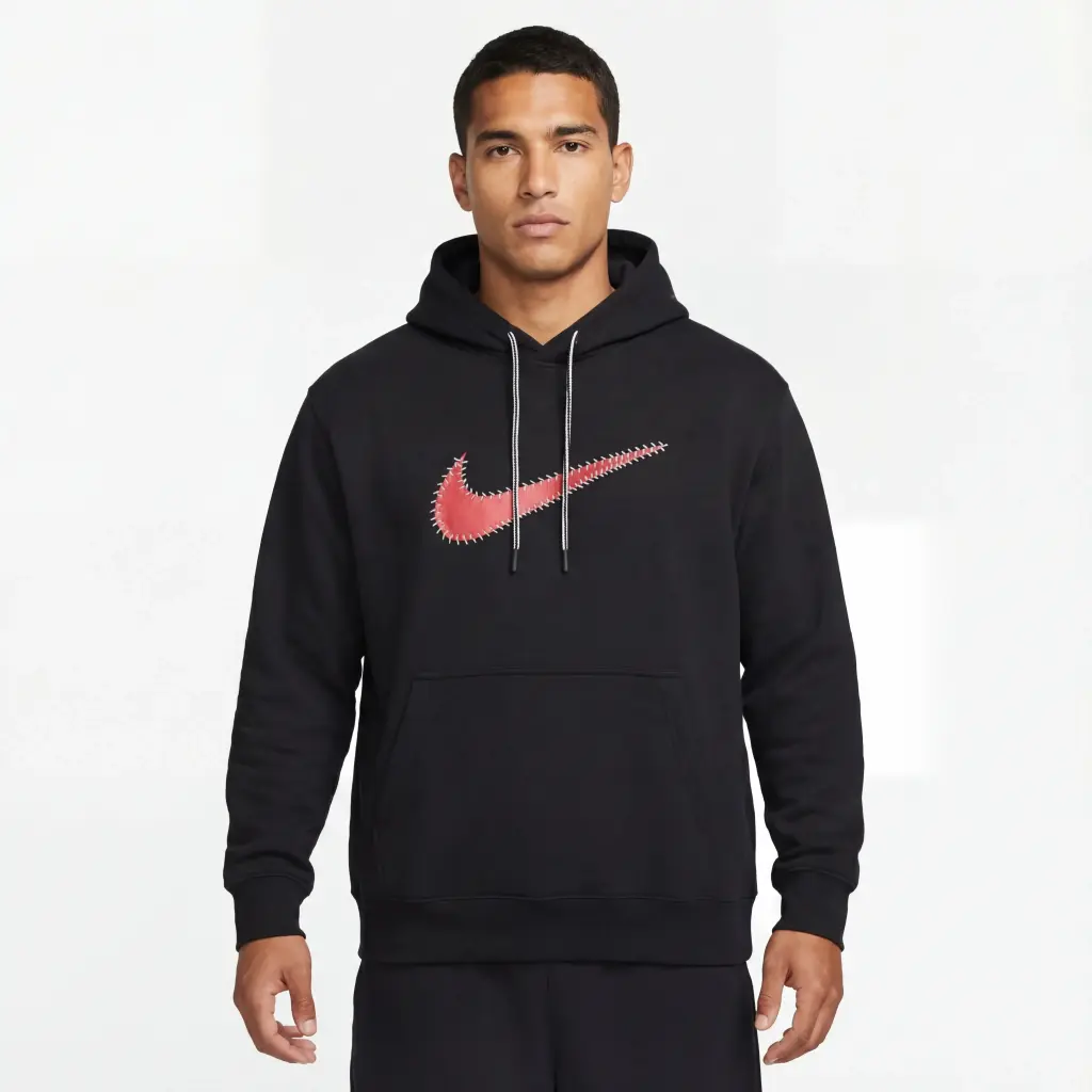 Nike Stitched Swoosh Pullover Hoodie Men
