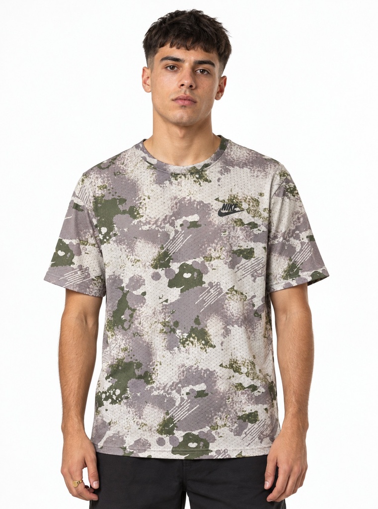 Nike Camo Mesh Crew Neck T-Shirt Men