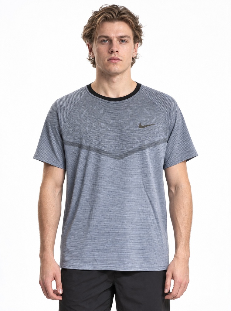 Nike Micro-Striped Jersey Crew T-Shirt Men