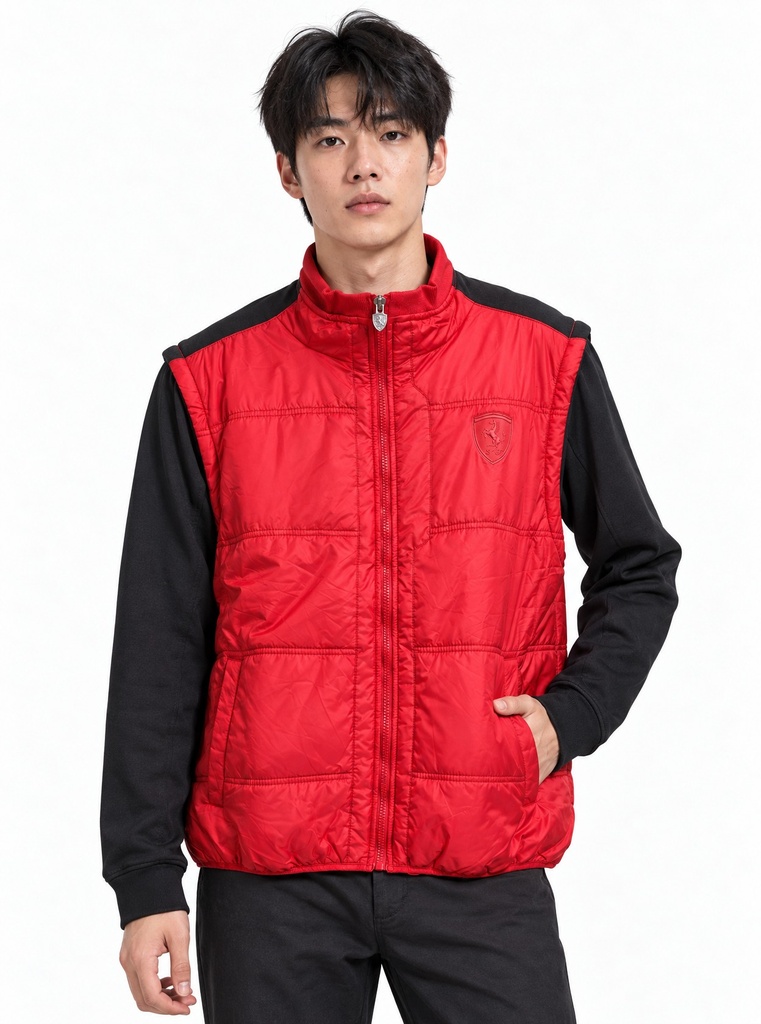 Puma Quilted Panel Full-Zip Sweatshirt Men
