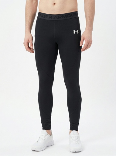 [ED1590] Under Armour Logo Waistband Compression Tights Men (S)