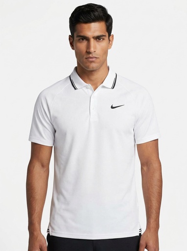 Nike Dri-FIT Striped Collar Polo Tee