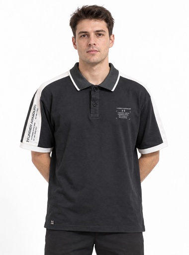 Under Armour Jersey Polo Contrast Stripe T-Shirt Men