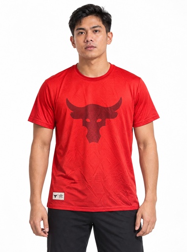 [EF2828] Under Armour Grid Mesh Bull Logo T-Shirt Men