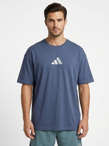 Adidas Center Logo Crew Neck T-Shirt Men