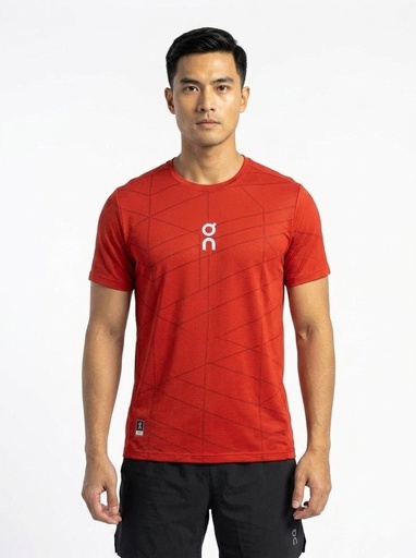 On Geometric Mesh T-Shirt Men