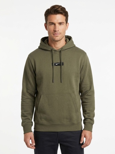 [EC3756] Nike Logo Patch Knit Hoodie Men