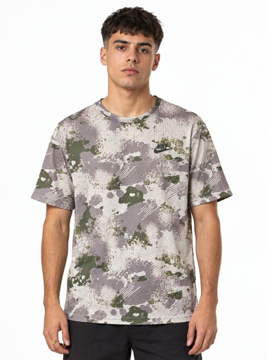 Nike Camo Mesh Crew Neck T-Shirt Men