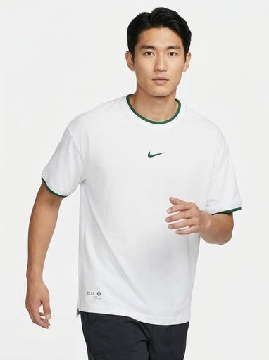 Nike Center Swoosh Contrast Trim Tee